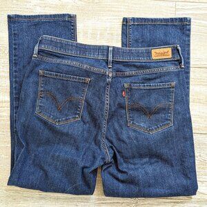 Short Levis 525 Perfect Waist / straight leg blue jeans W33/L27